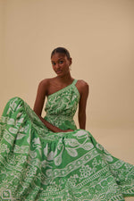 Sweet Garden Green Maxi Dress (9354057417009)