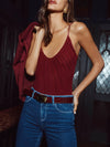 L'AGENCE GELINA RUCHED BODYSUIT