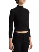 L'AGENCE KAMDYN CROP MOCK NECK (10068932952369)