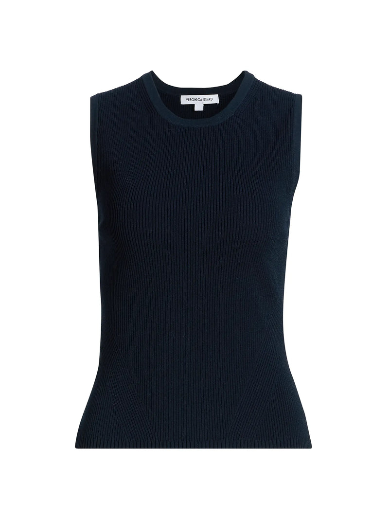 VERONICA BEARD CREWNECK SID SLEEVELESS PULLOVER