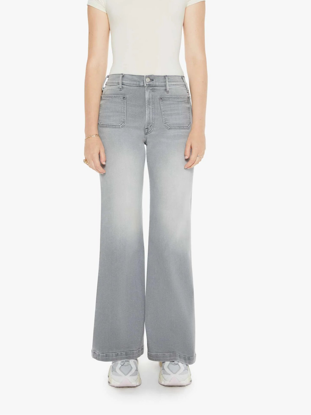 MOTHER DENIM HUSTLER ROLLER PATCH POCKET SNEAK – Shop-Skirt
