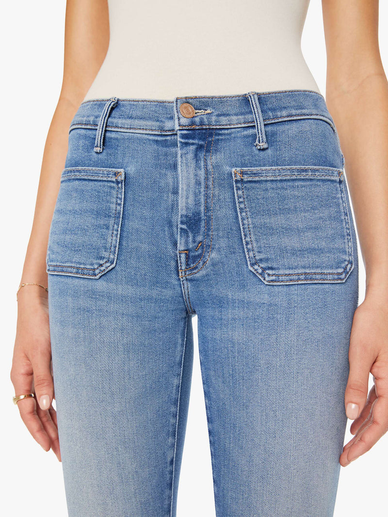MOTHER THE PATCH POCKET WEEKENDER DENIM