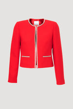 WEILL CREPE AND RHINESTONE JACKET