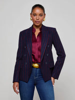 L'AGENCE KENZIE DOUBLE BREASTED BLAZER