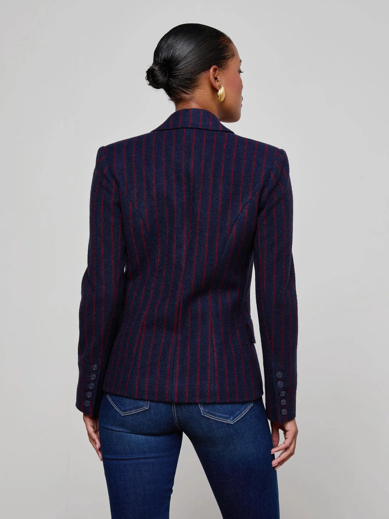 L'AGENCE KENZIE DOUBLE BREASTED BLAZER