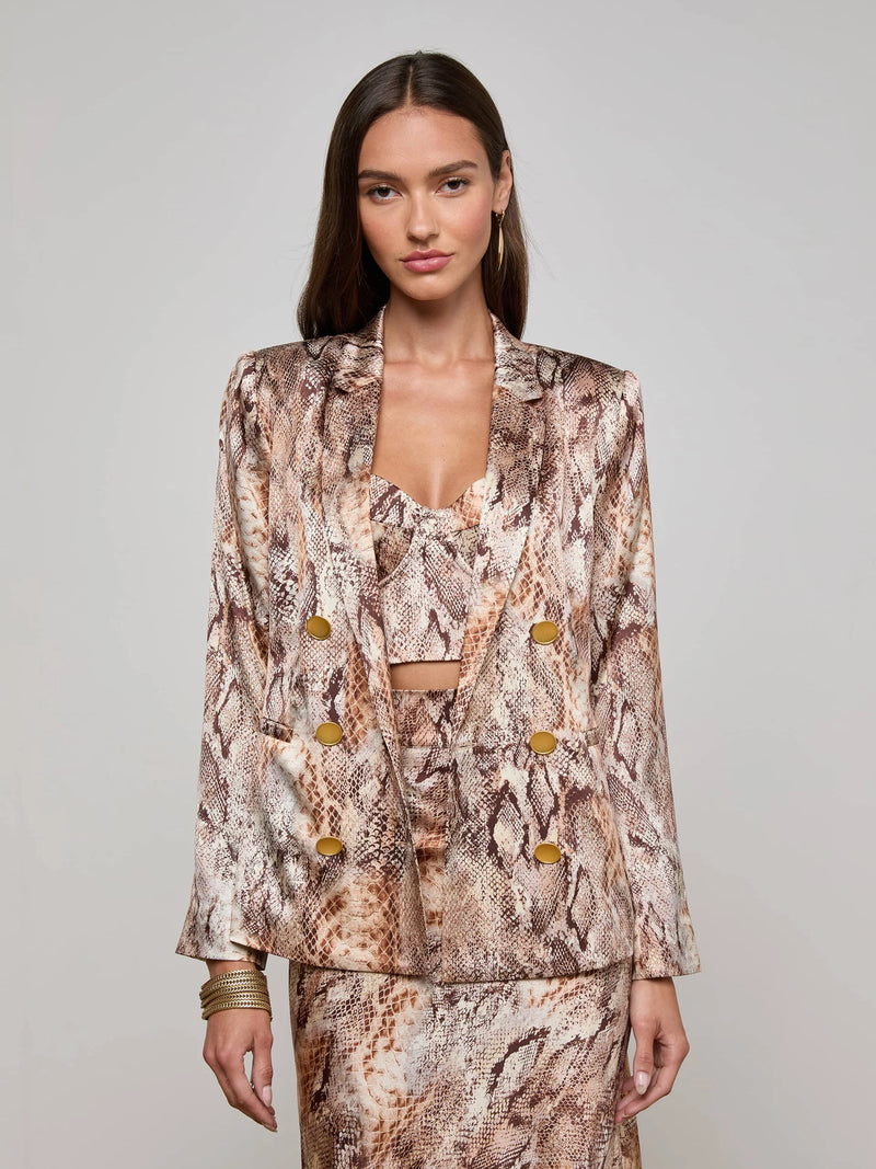 L'AGENCE COLIN DOUBLE BREASTED BLAZER