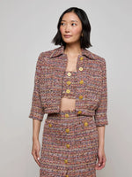 L'AGENCE JIA CROP 3/4 SLEEVE JACKET