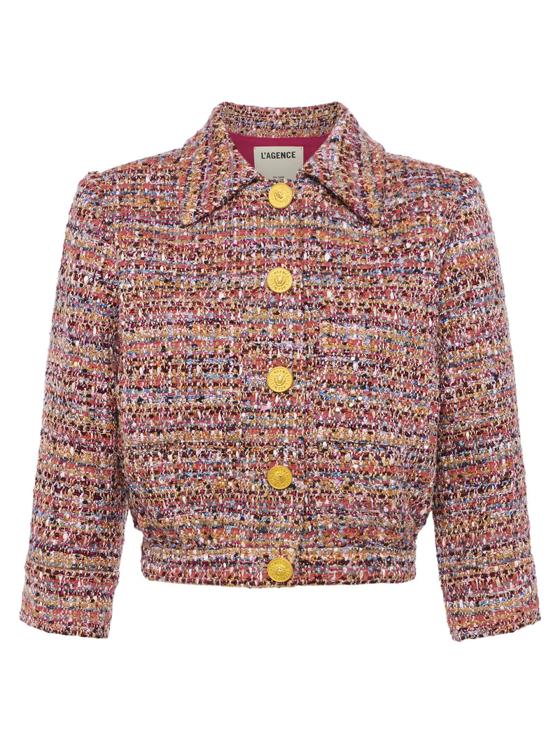 L'AGENCE JIA CROP 3/4 SLEEVE JACKET