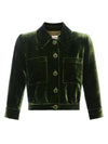 L'AGENCE JIA CROP 3/4 SLEEVE JACKET