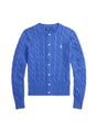 RALPH LAUREN COTTON CABLE CARDIGAN