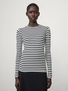 LISA YANG VIVIAN STRIPED TOP