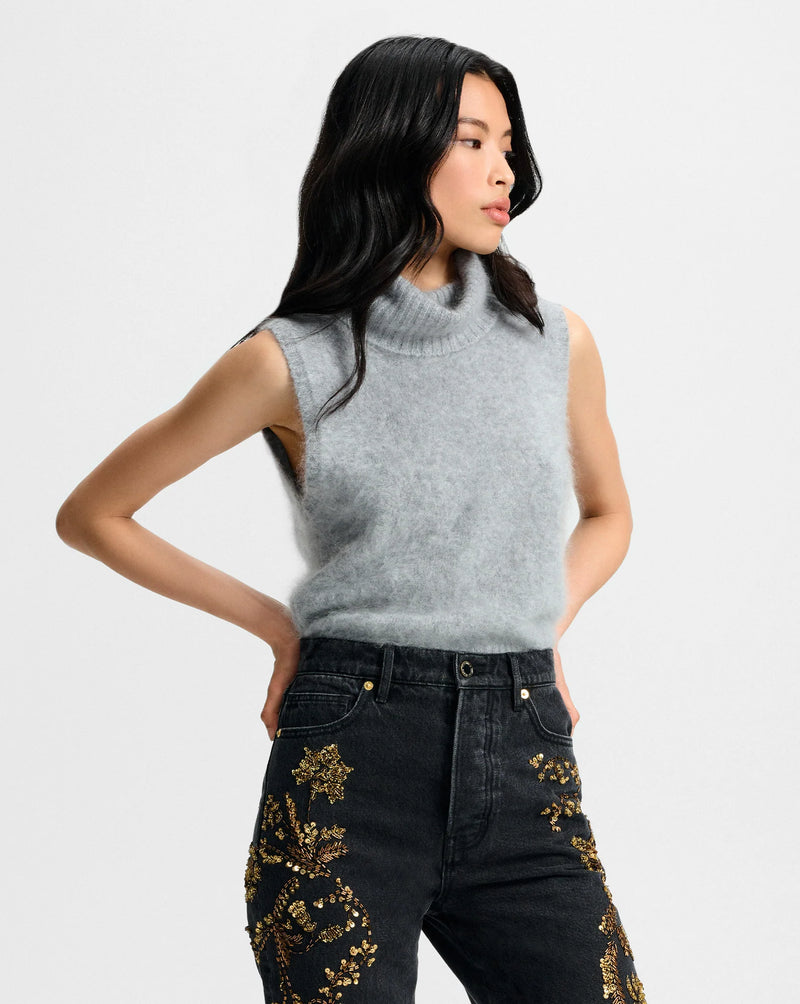 VERONICA BEARD MAZZY CASHMERE SHELL