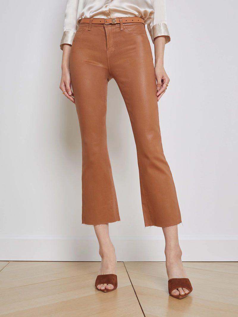 L'AGENCE KENDRA HIGH RISE CROP FLARE (6601046065223)