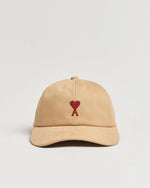 AMI PARIS RED DE COEUR EMBROIDERY CAP (9152065929521)