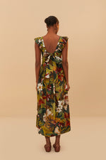 FARM RIO BOTANICAL FOREST MULTICOLOR MAXI DRESS (10162614993201)