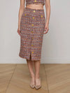 L'AGENCE TAI MIDI SKIRT