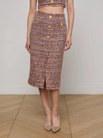 L'AGENCE TAI MIDI SKIRT