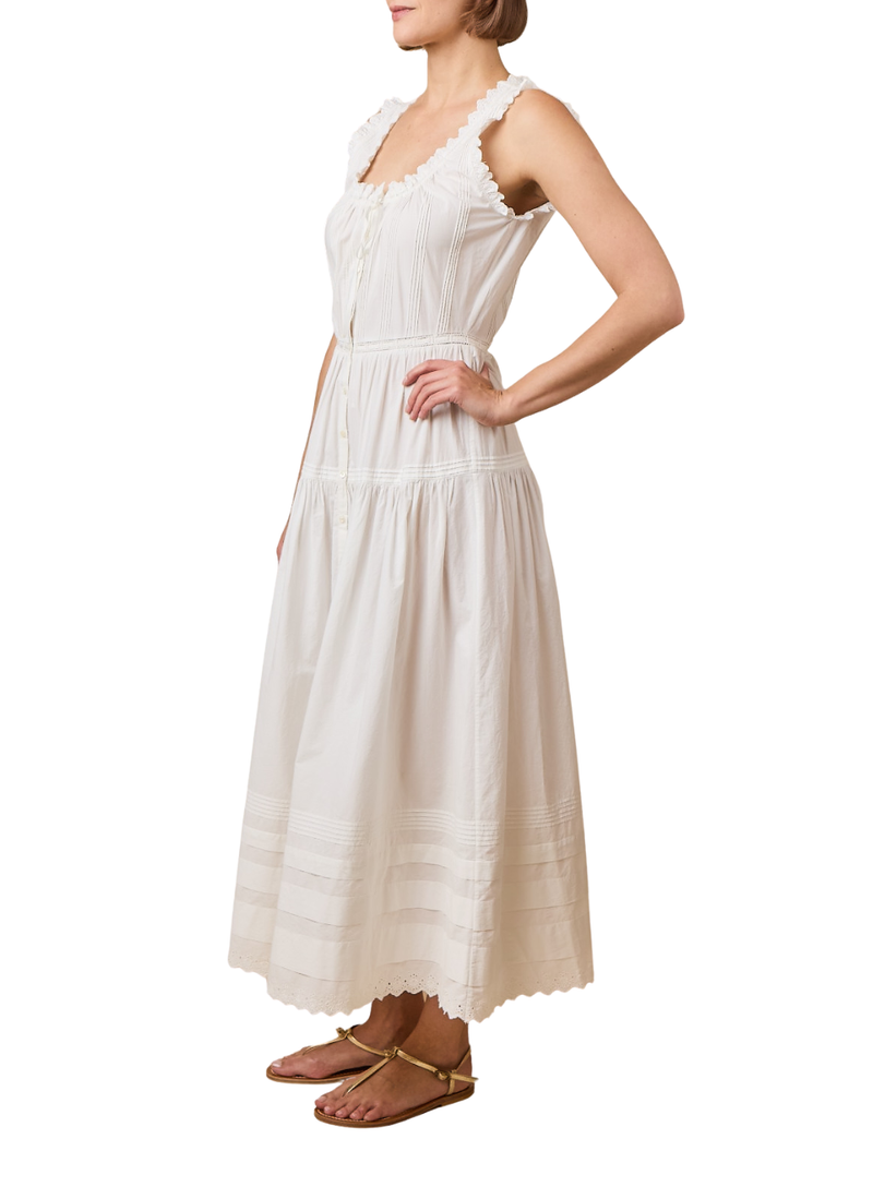 doen maxi dress HORTENSE – Shop-Skirt Web Collection: Regency Core Dominican Flag Dress for finished with light blue Size:EU 37 / US 6.5