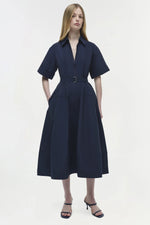 Deanna S/s Belted Midi Dress (10037389099313)