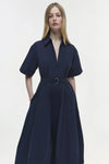 Deanna S/s Belted Midi Dress (10037389099313)
