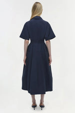 Deanna S/s Belted Midi Dress (10037389099313)