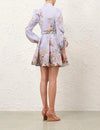 ZIMMERMANN REBELLION BUTTON MINI DRESS