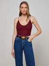 L'AGENCE GELINA RUCHED BODYSUIT
