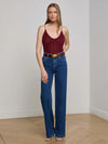 L'AGENCE GELINA RUCHED BODYSUIT