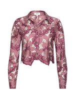 L'AGENCE AKEMI CROPPED BUTTON DOWN