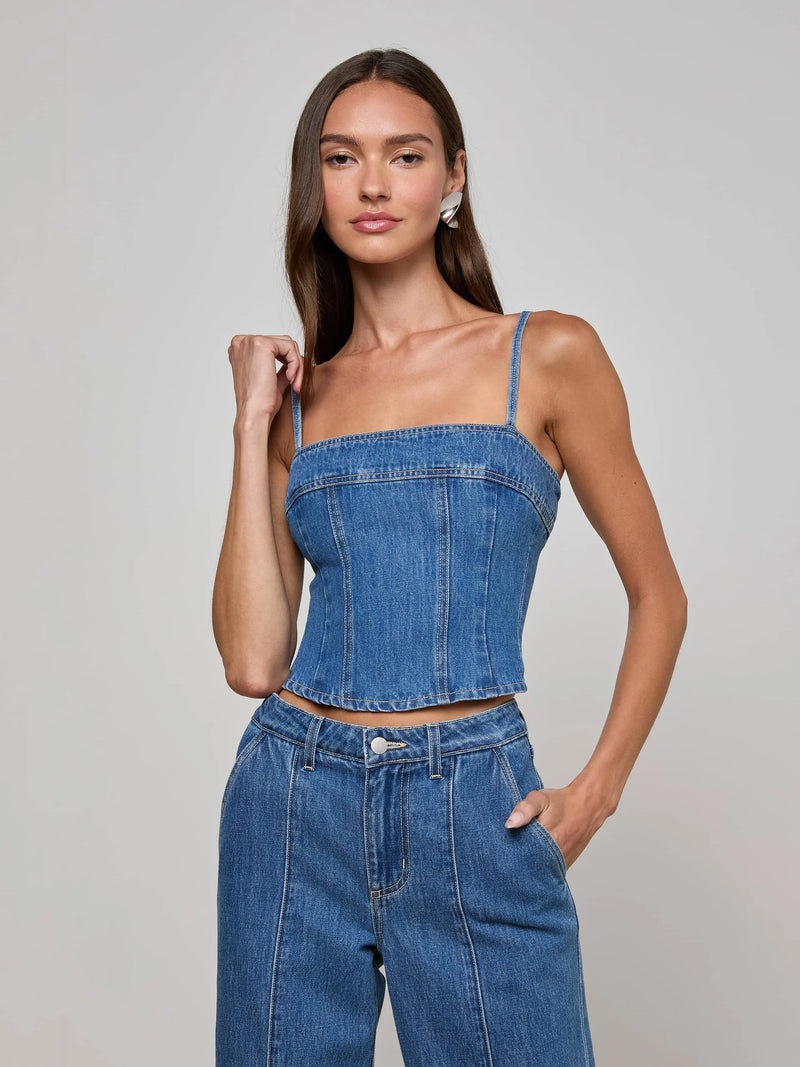 L'AGENCE ARLIN SEAMED MIDI TANK