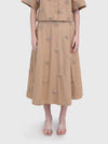 Novanna Pleated Midi Skirt (10118567035185)