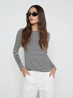 Tess Crew Nk L/s Stripe (9354081337649)