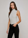 L'AGENCE ROSIE SLEEVELESS MOCK NECK TOP