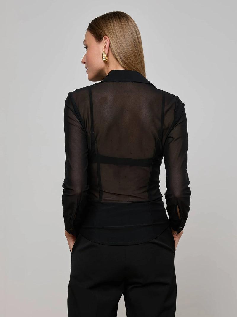 L'AGENCE INDIANA FITTED BLOUSE