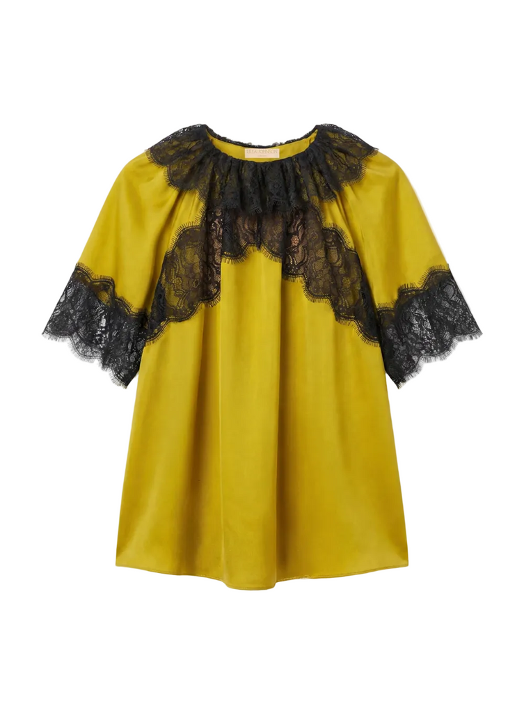 ULLA JOHNSON NINA SILK BLOUSE