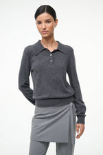 STAUD GEMMA CASHMERE SWEATER