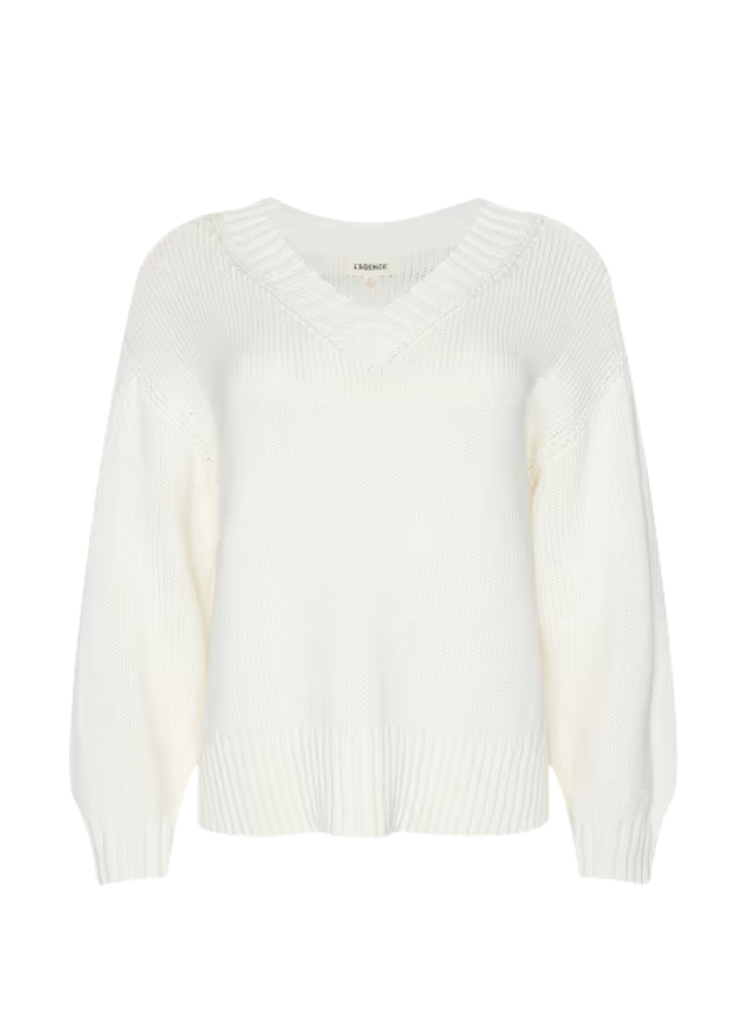 L'AGENCE AXTON OVERSIZED V-NECK PULLOVER