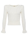 Mio Cable Crop Pullover (10165240070449)