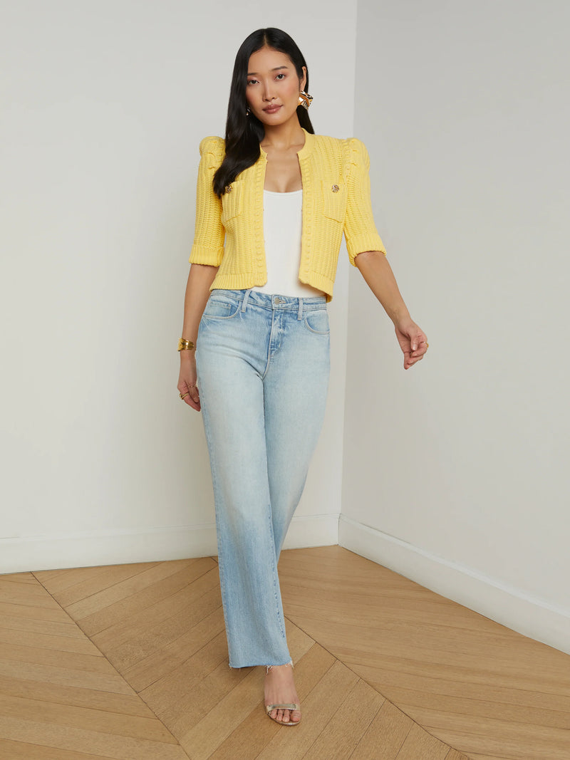 Delilah Crop Textrd Cardi (10165240201521)