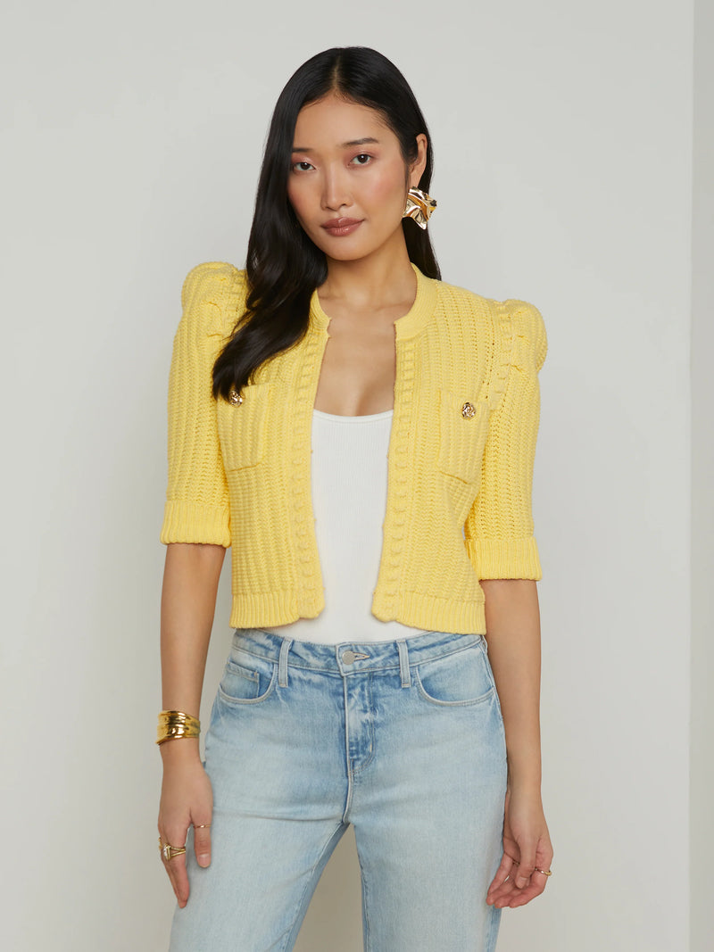 Delilah Crop Textrd Cardi (10165240201521)