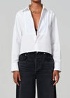 CITIZENS OF HUMANITY FINO BOXY CROPPED TUXEDO