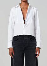 CITIZENS OF HUMANITY FINO BOXY CROPPED TUXEDO