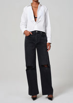 CITIZENS OF HUMANITY FINO BOXY CROPPED TUXEDO