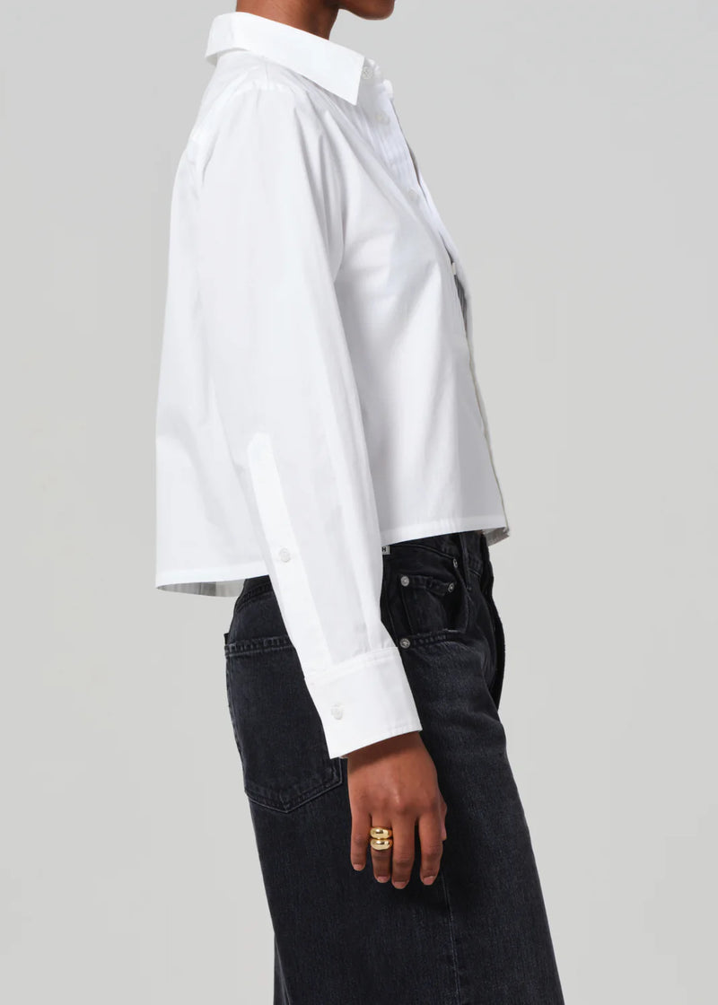 CITIZENS OF HUMANITY FINO BOXY CROPPED TUXEDO