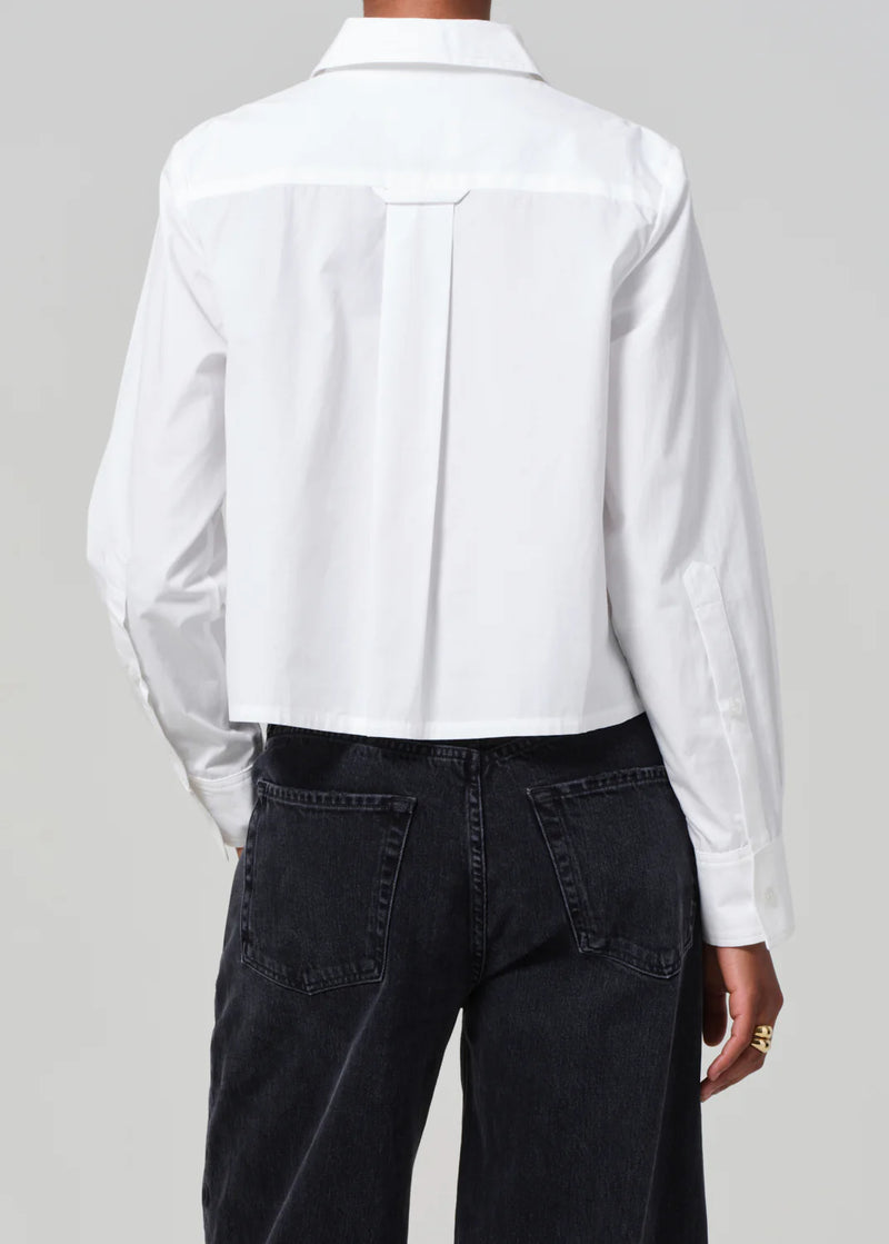 CITIZENS OF HUMANITY FINO BOXY CROPPED TUXEDO