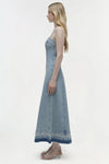 SIMKHAI CLARISSA DENIM DRESS (10037388837169)