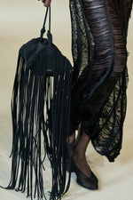 ALTUZARRA ORIGAMI WITH FRINGE MINI BAG
