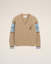 AMI COLLEGE VNECK SWEATER