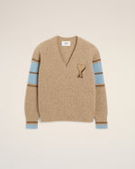 AMI COLLEGE VNECK SWEATER