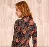 ULLA JOHNSON AURELIA JERSEY LONG SLEEVE TURTLENECK TOP